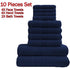 10 Piece Absorbent Cotton Towel Set
